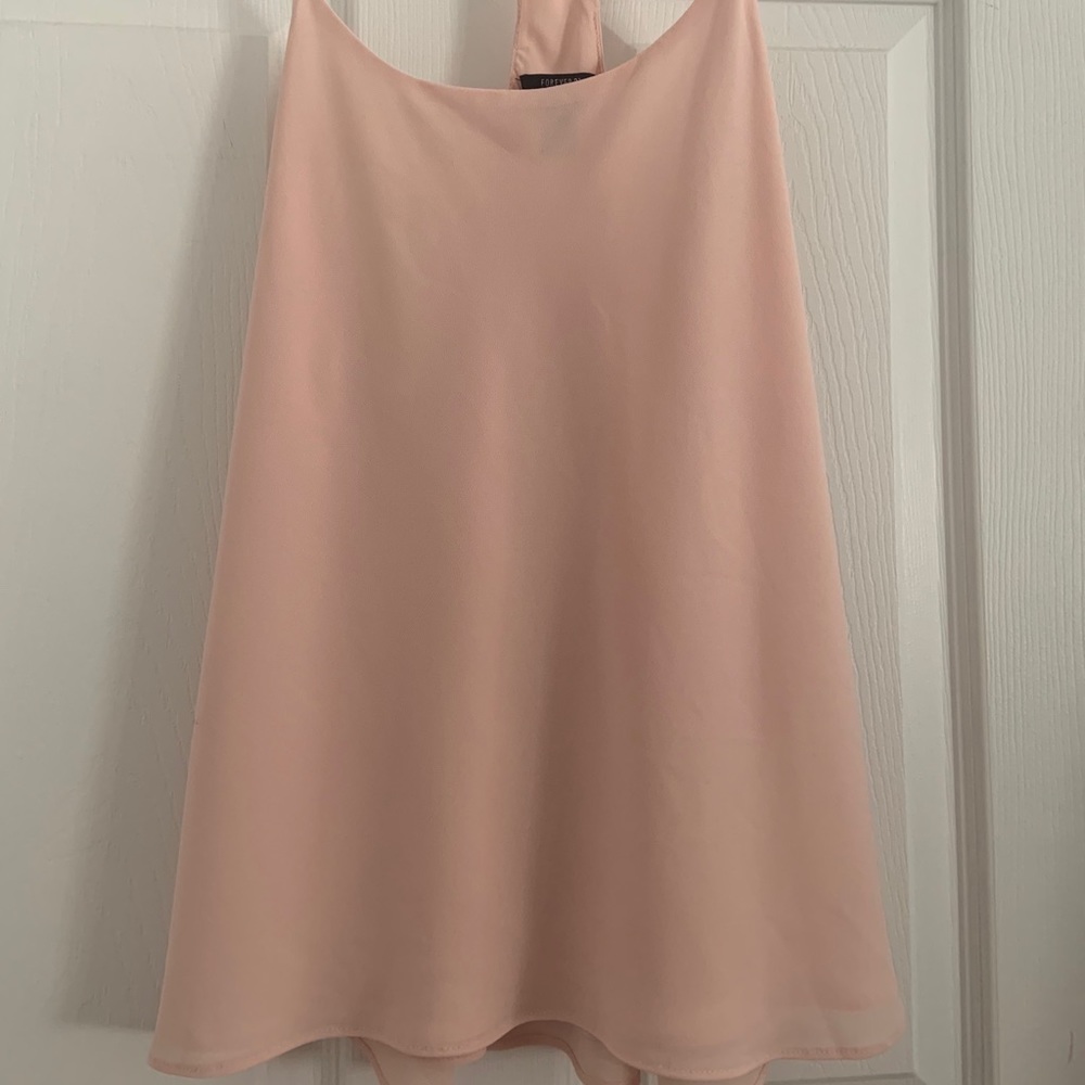 Blush flowy top